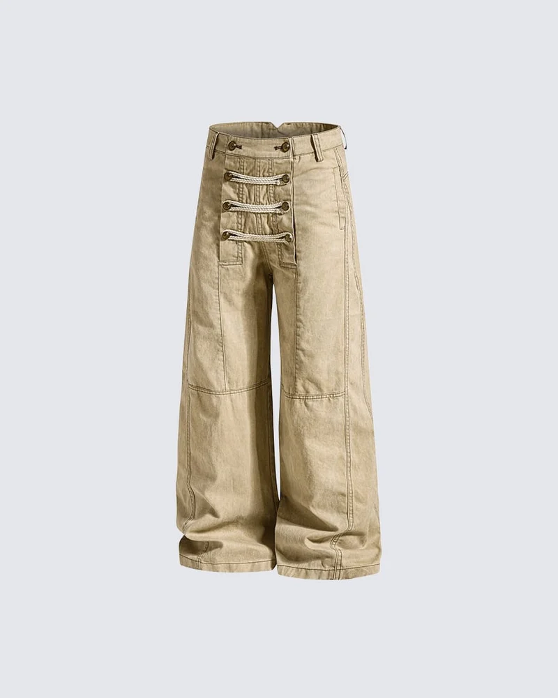 KIIKIO High Street Layered Jeans