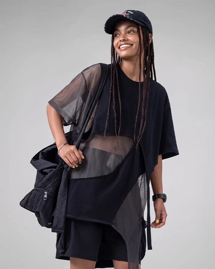 KIIKIO Dark Asymmetric Tee