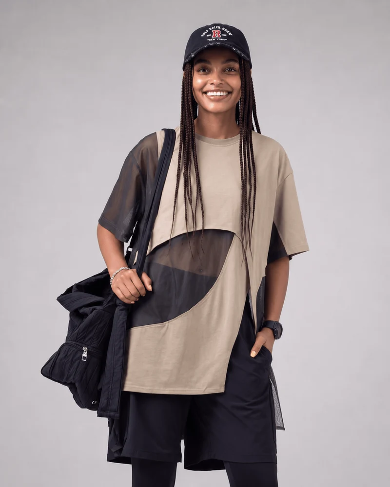 KIIKIO Dark Asymmetric Tee