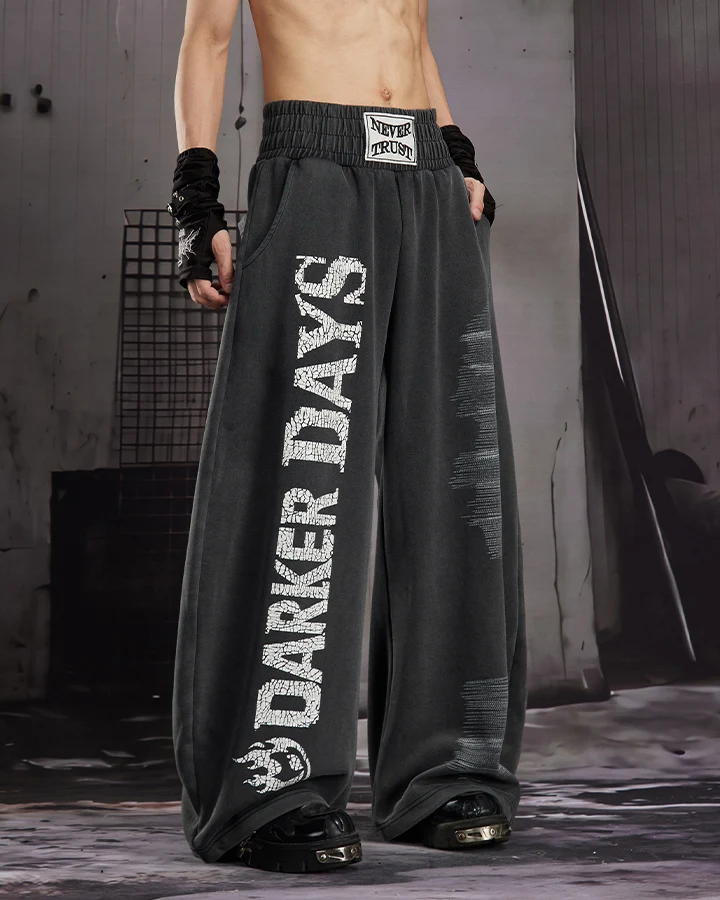 KIIKIO Dark Washed Sweatpants