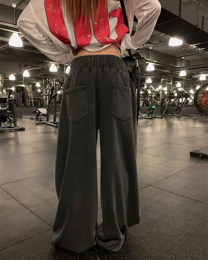 KIIKIO Dark Washed Sweatpants
