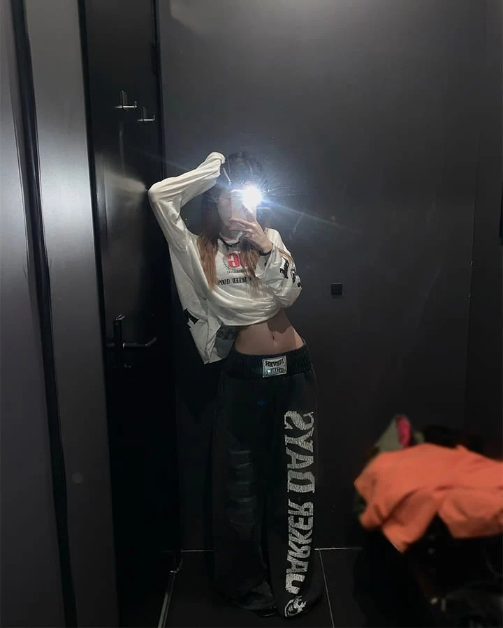 KIIKIO Dark Washed Sweatpants