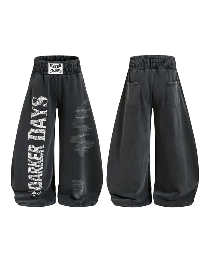 KIIKIO Dark Washed Sweatpants