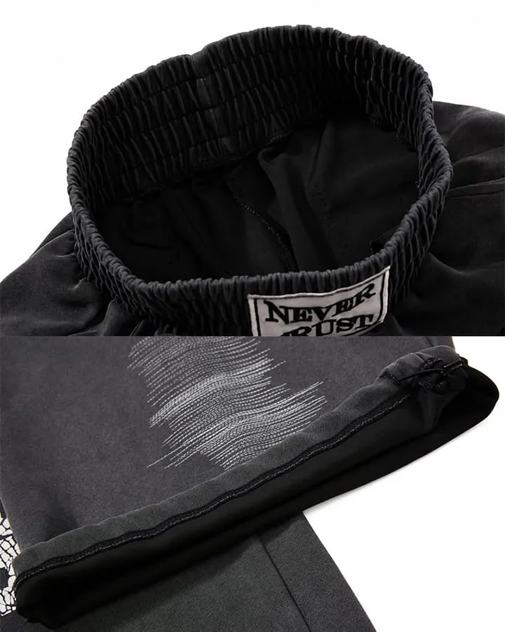KIIKIO Dark Washed Sweatpants