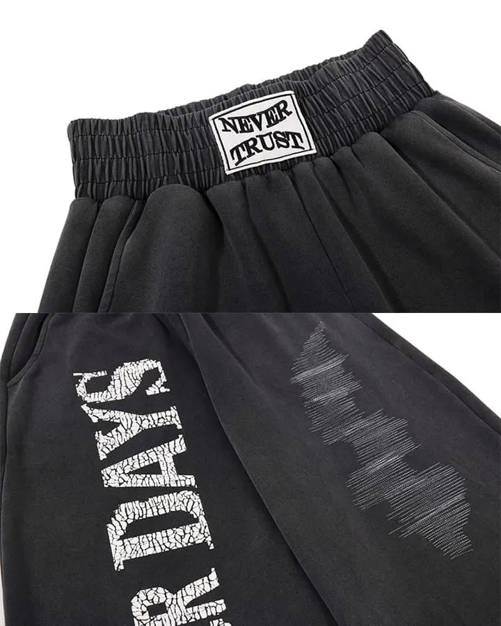 KIIKIO Dark Washed Sweatpants