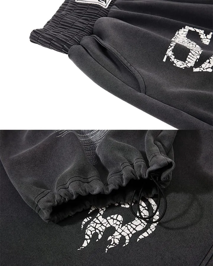 KIIKIO Dark Washed Sweatpants