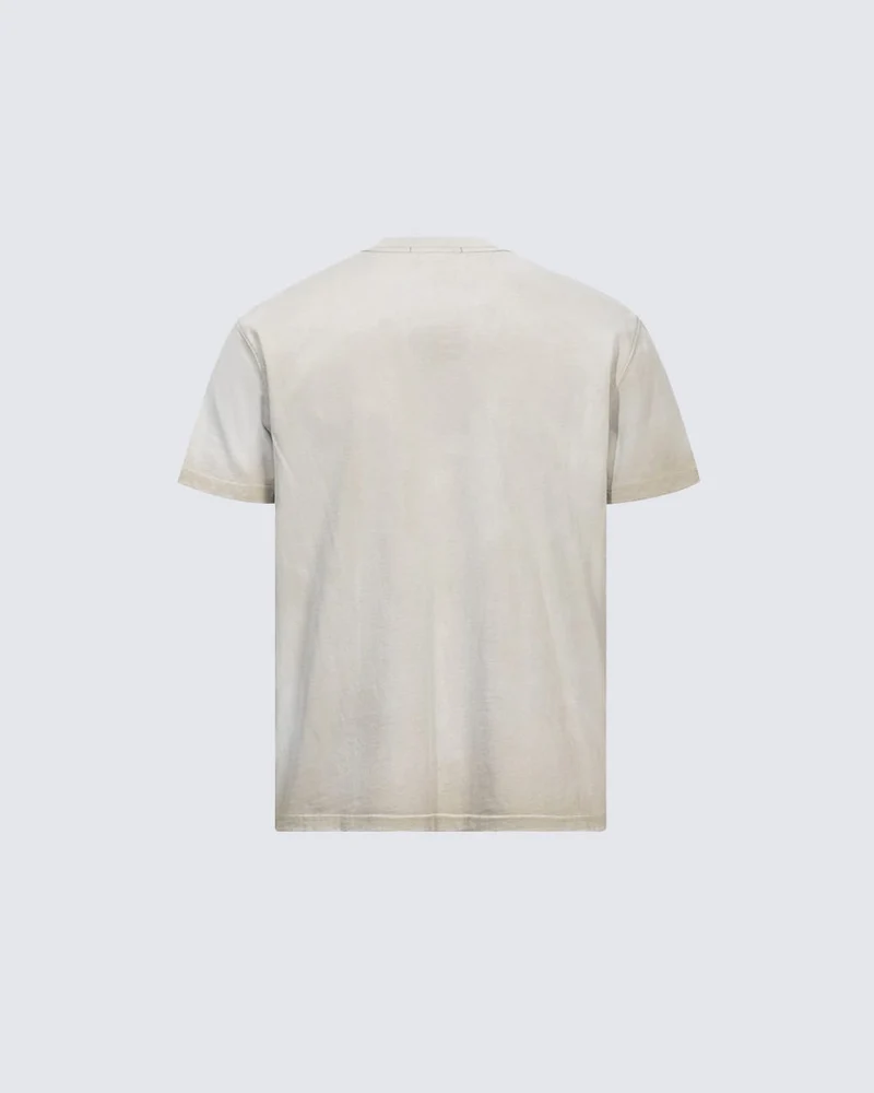 KIIKIO Dark Distressed Angel Wing Print T-Shirt