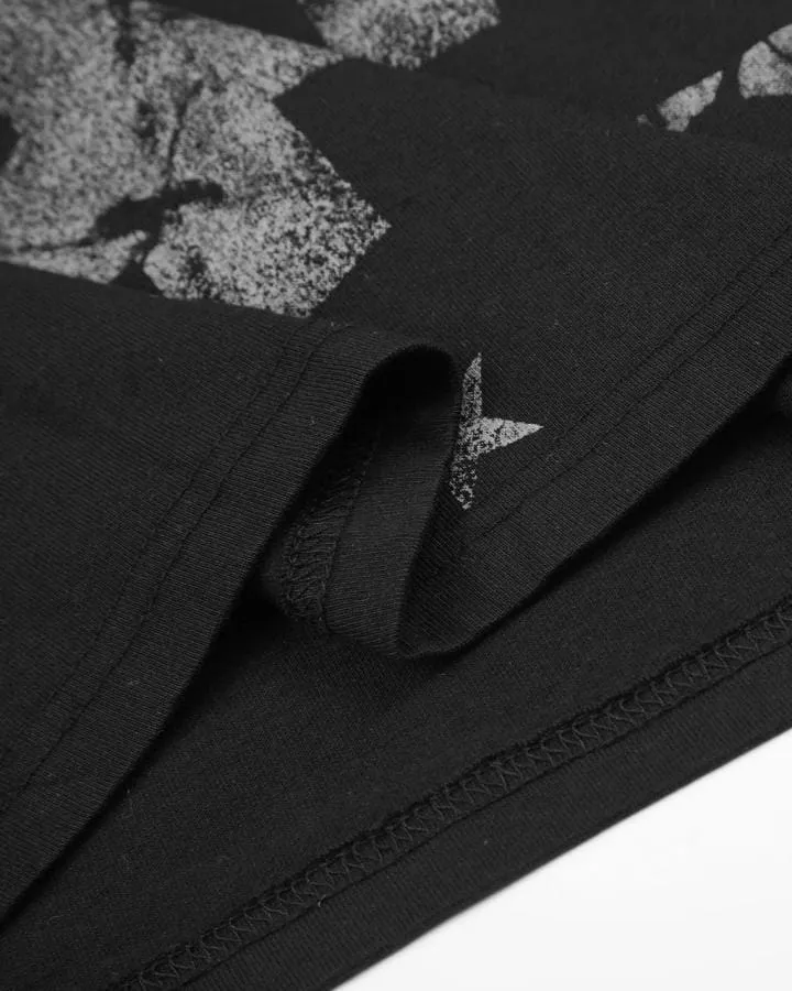KIIKIO Retro Cross Graphic Long Sleeve Tee
