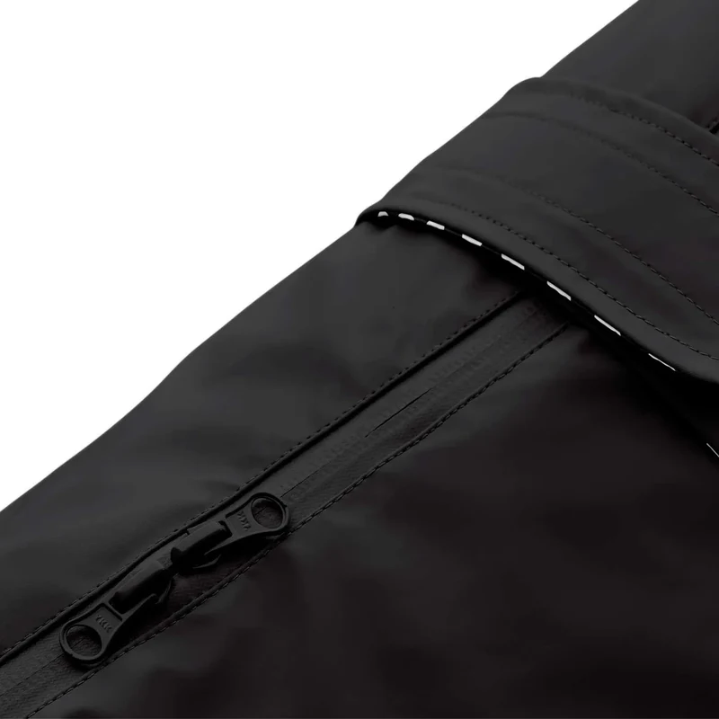 Hunde-Regenmantel schwarz