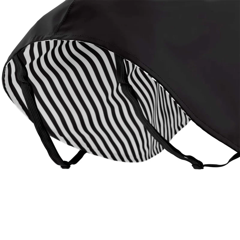 Hunde-Regenmantel schwarz