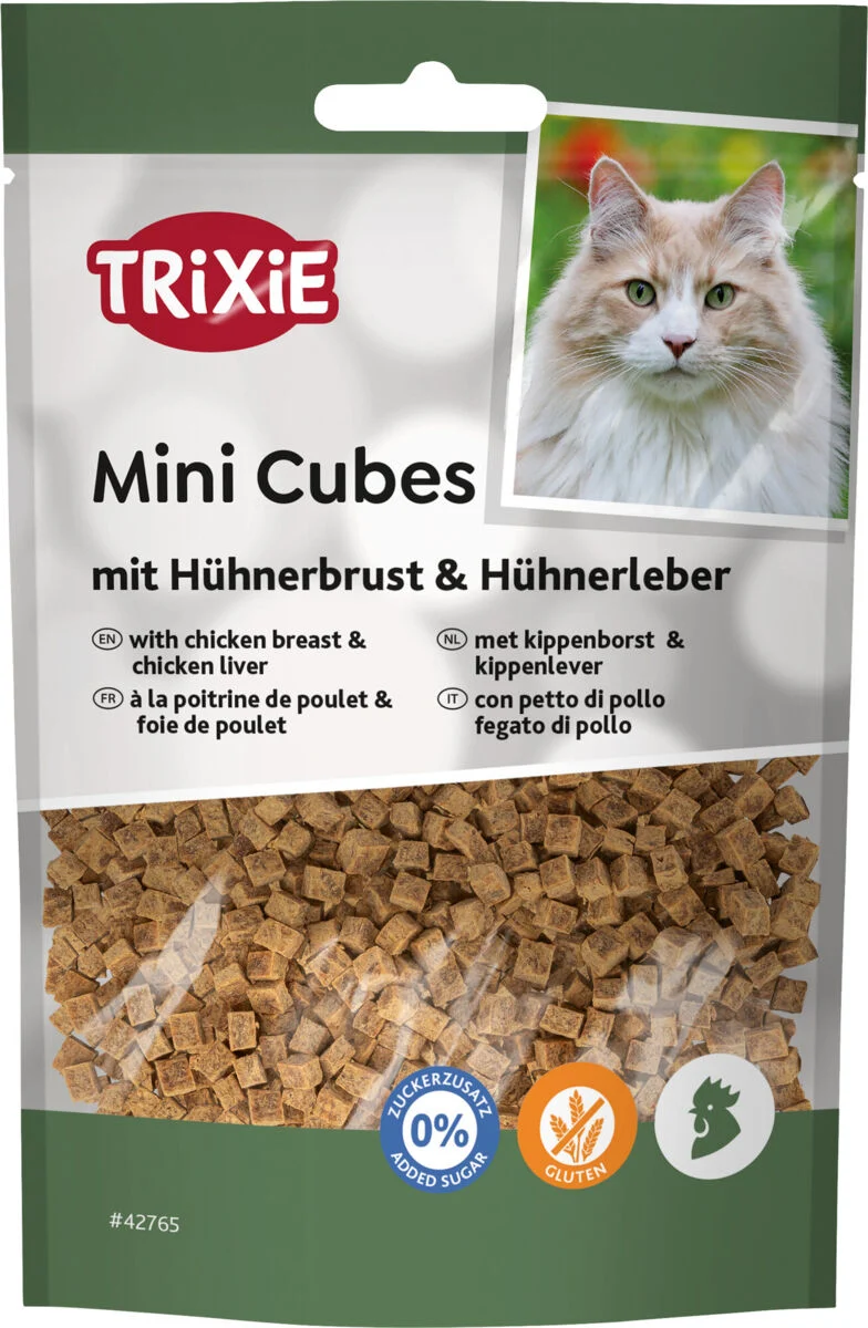 Mini Cubes mit Hühnerbrust & Hühnerleber