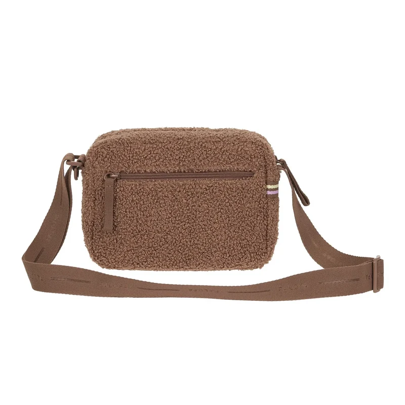Square Bag Noka Teddy-Fleece braun