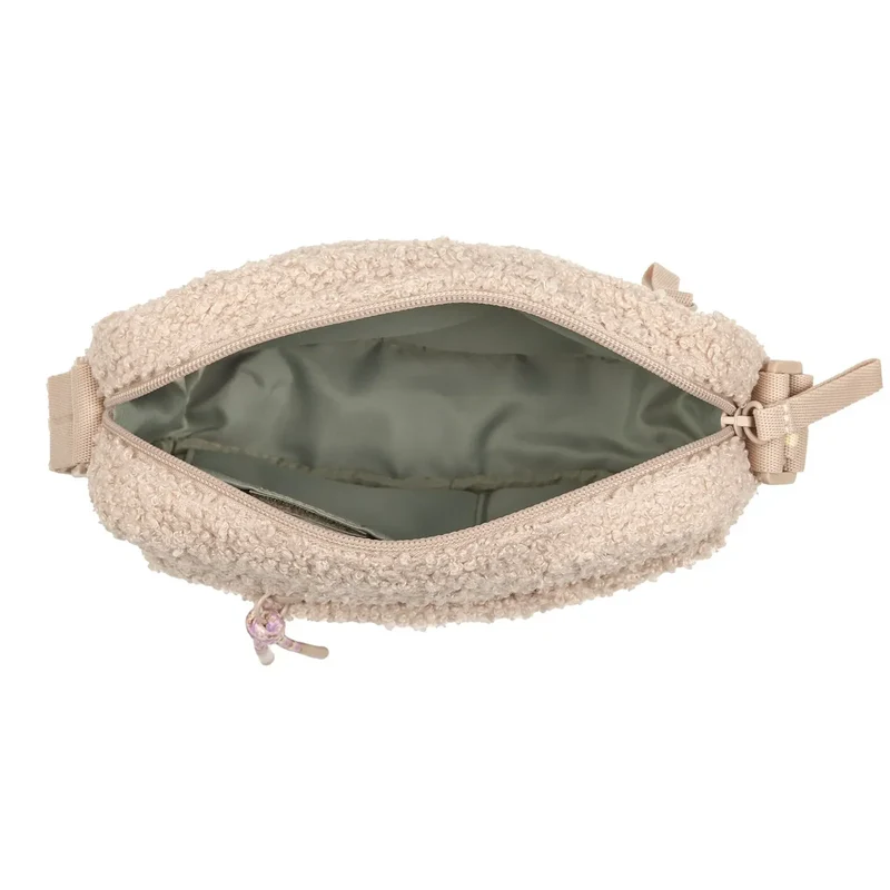 Square Bag Noka Teddy-Fleece beige