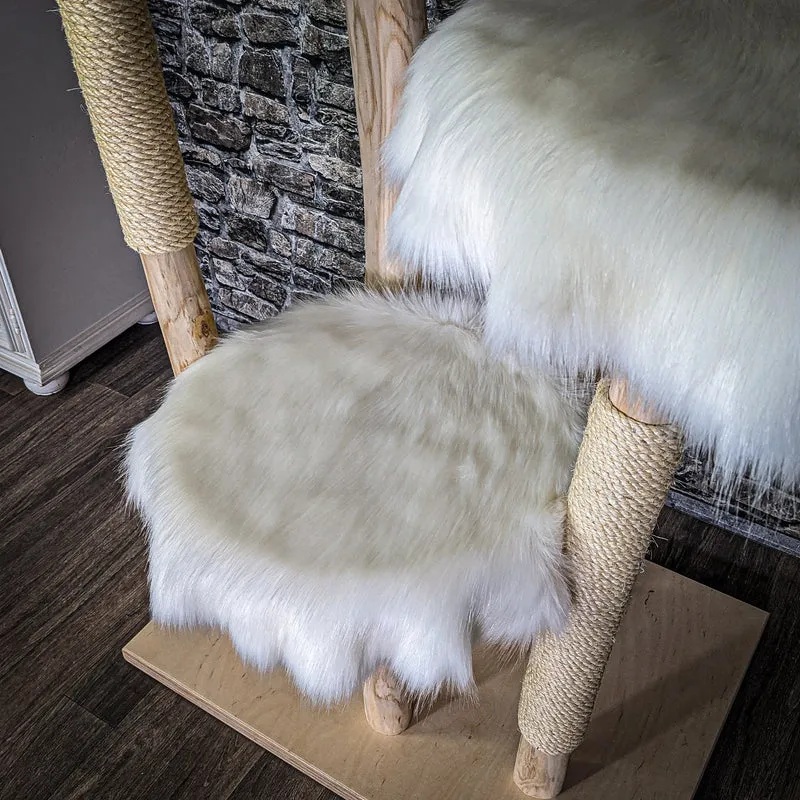 Naturkratzbaum C0043 Kratzbaum Natur Holz Design 205 cm hoch Katzenbaum