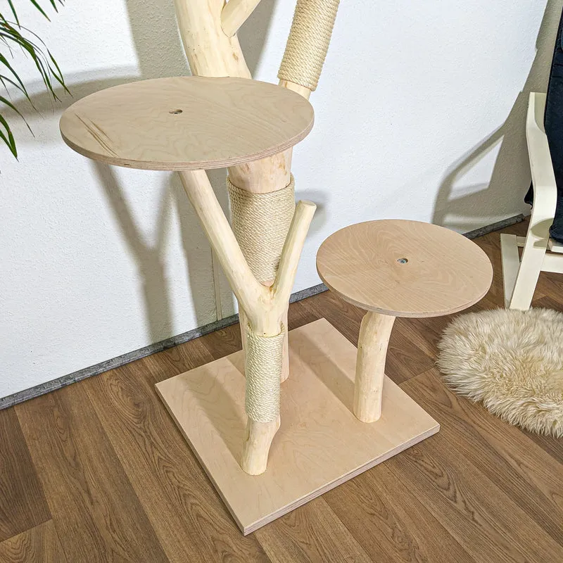 Naturkratzbaum 4286 Kratzbaum Natur Holz Design 174 cm hoch Katzenbaum
