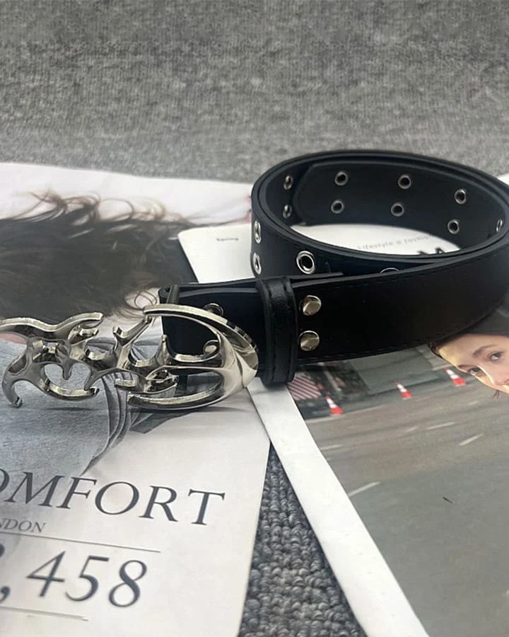 KIIKIO Punk Metal Belt