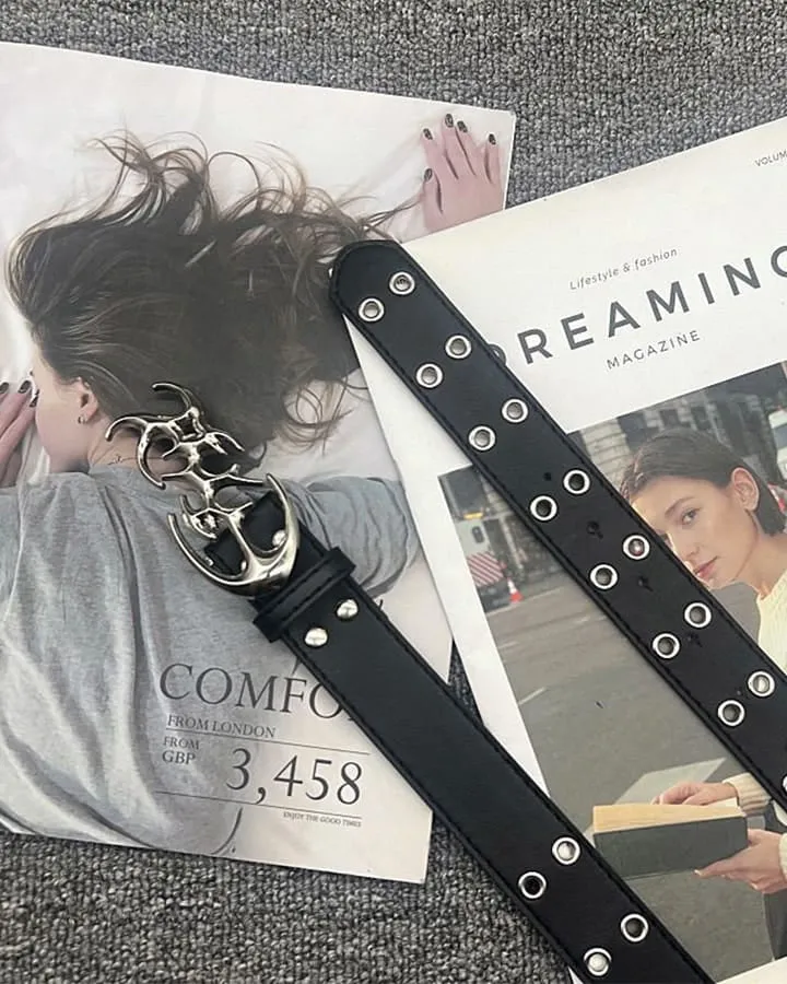 KIIKIO Punk Metal Belt