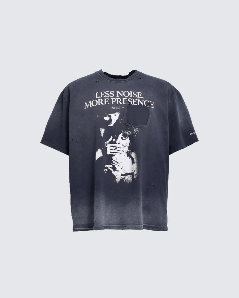 KIIKIO Grunge Distressed Tee