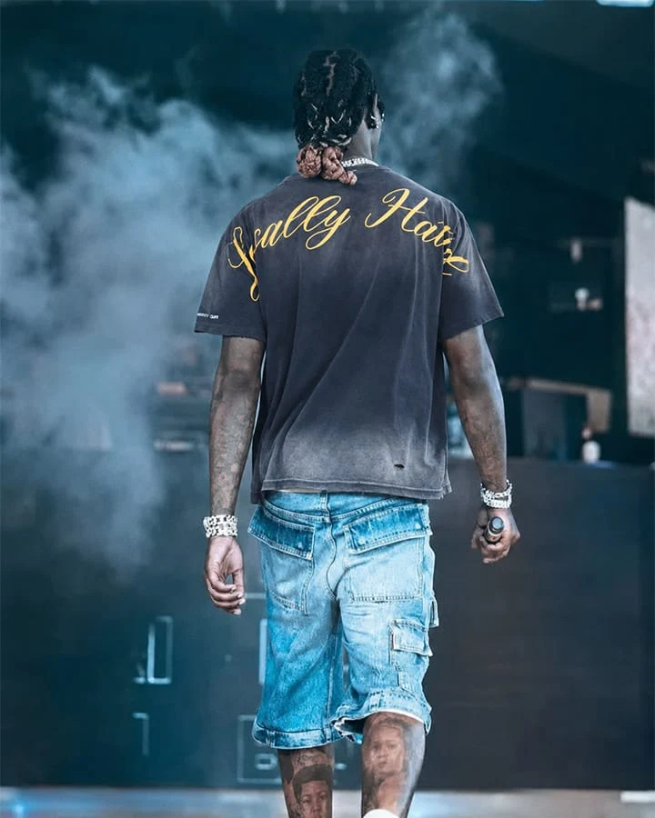 KIIKIO Grunge Distressed Tee