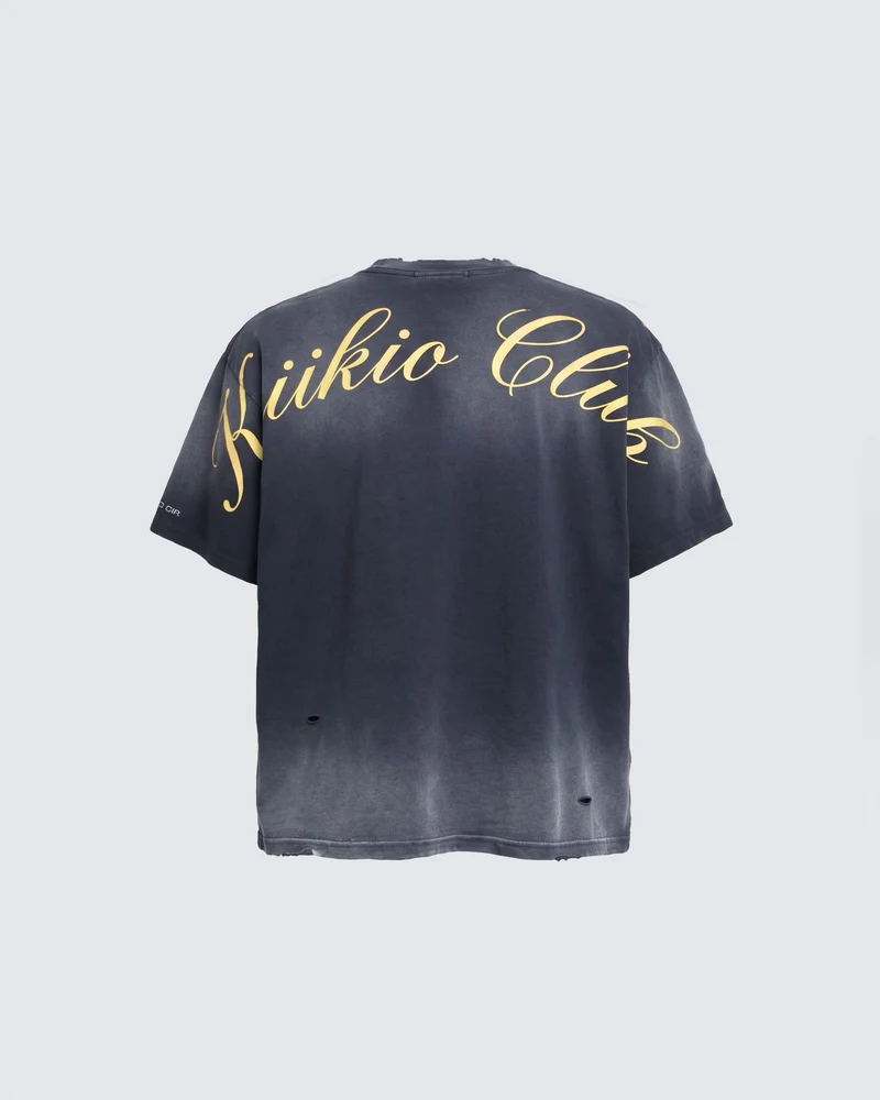KIIKIO Grunge Distressed Tee
