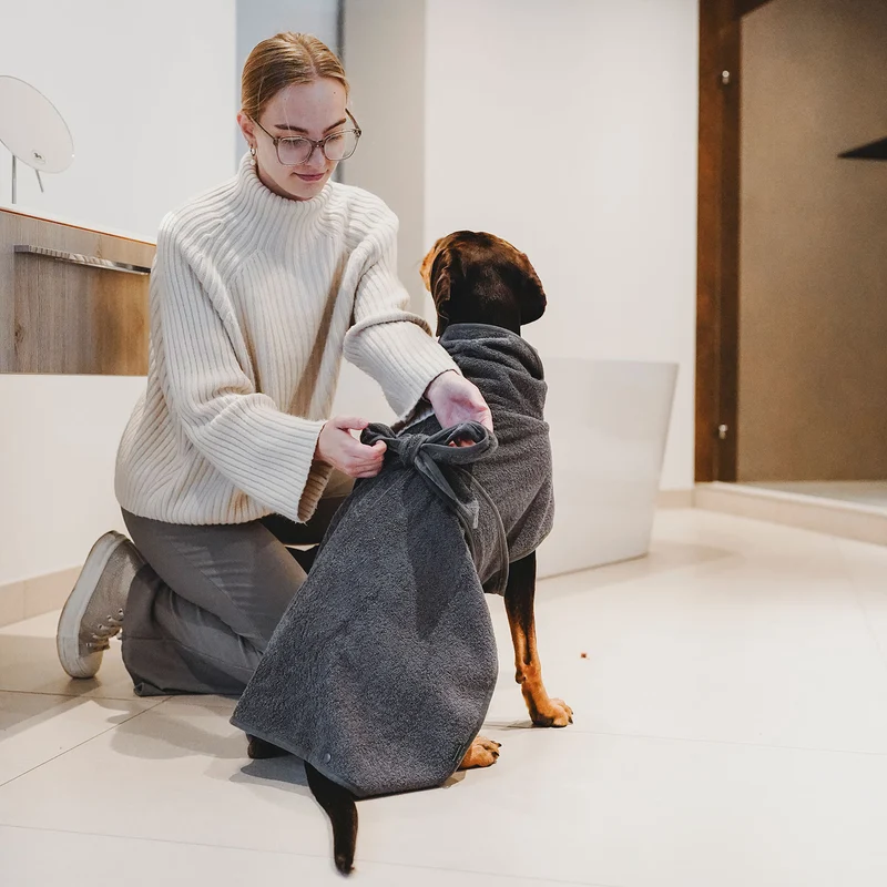 Hunde-Bademantel Riga