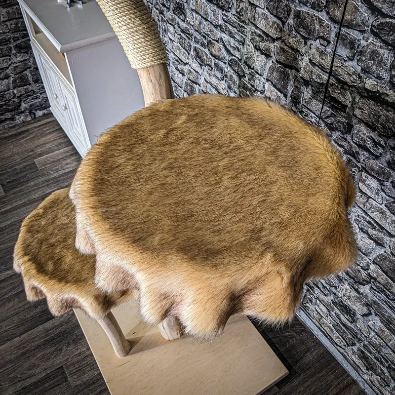 Naturkratzbaum 3792 Kratzbaum Natur Holz Design 153 cm hoch Katzenbaum