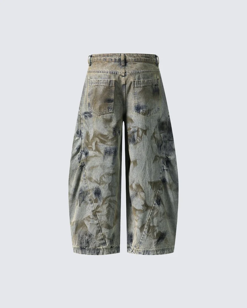 Ghosted Camo Baggy Pants