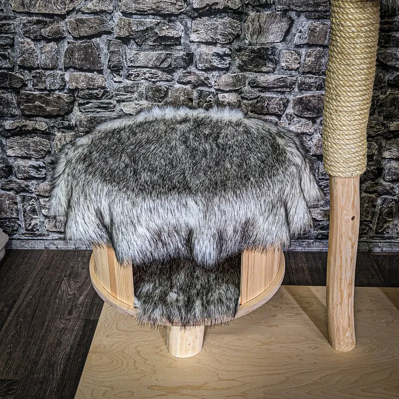 Naturkratzbaum 3779 Kratzbaum Natur Holz Design 123 cm hoch Katzenbaum