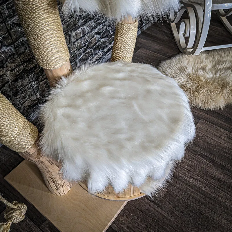 Naturkratzbaum 3768 Kratzbaum Natur Holz Design 195 cm hoch Katzenbaum