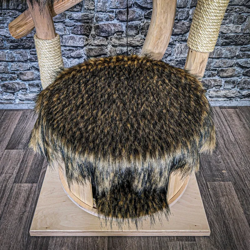 Naturkratzbaum 3763 Kratzbaum Natur Holz Design 165 cm hoch Katzenbaum