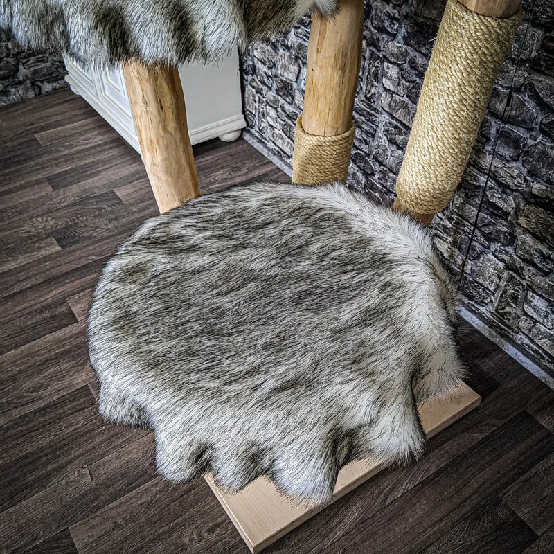 Naturkratzbaum 3749 Kratzbaum Natur Holz Design 145 cm hoch Katzenbaum