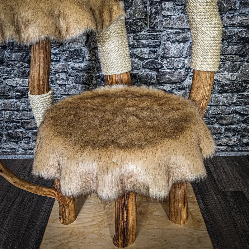 Naturkratzbaum 3743 Kratzbaum Natur Holz Design 147 cm hoch Katzenbaum