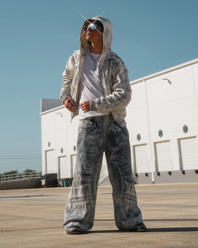 Vintage Washed Casual Pants