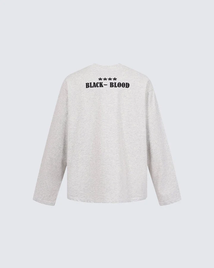 LOVE AND HOPE Graphic Long-Sleeve Tee