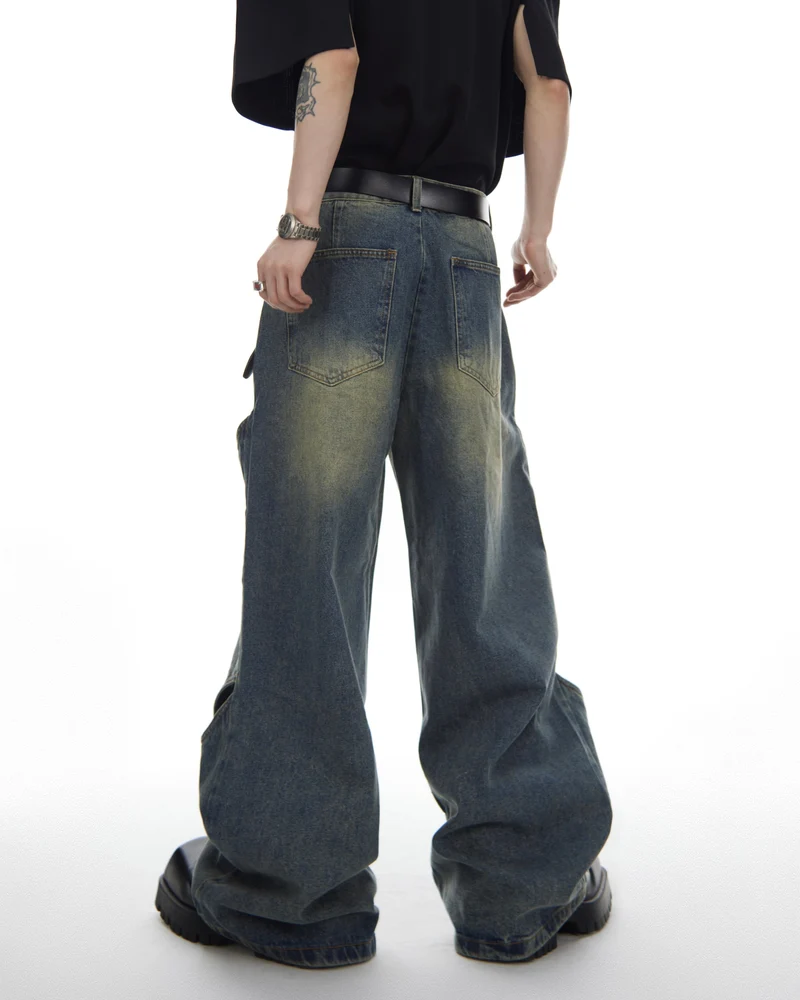 KIIKIO Street Fashion Denim Pants