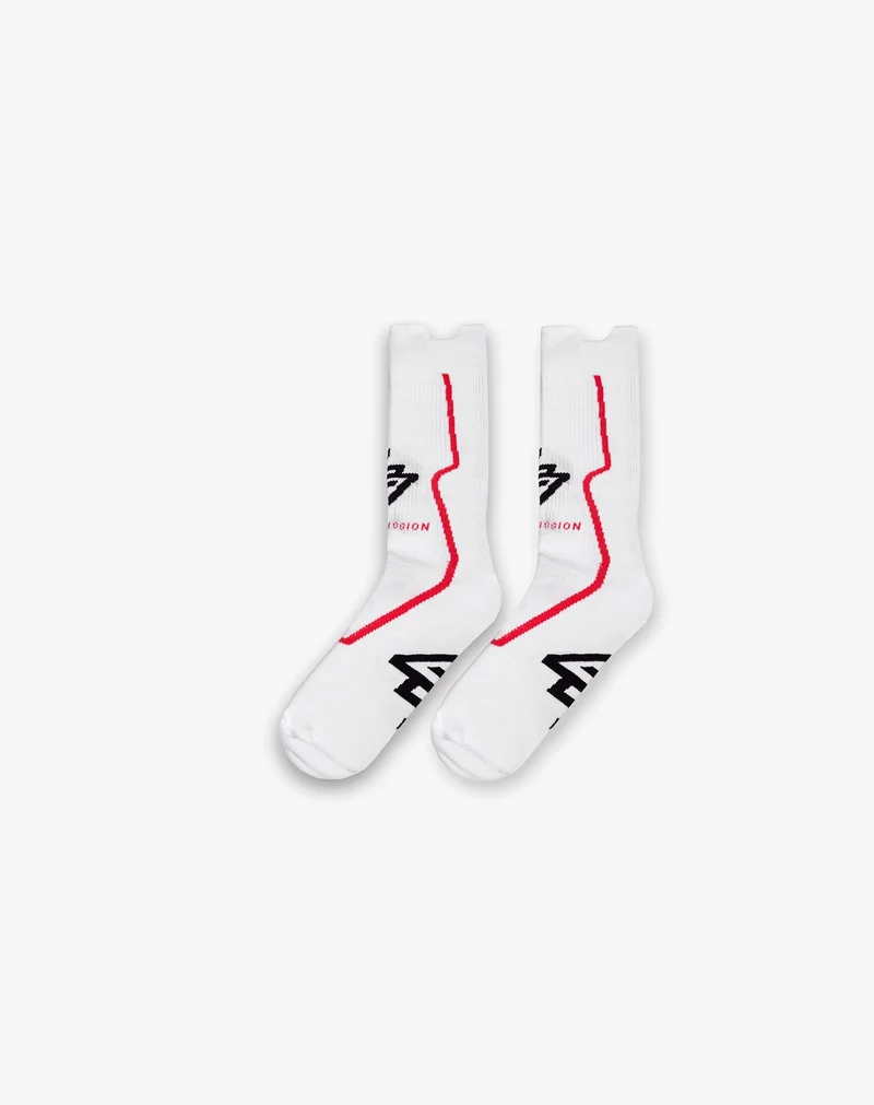 247 Arc-4 Race Sock - Flat White