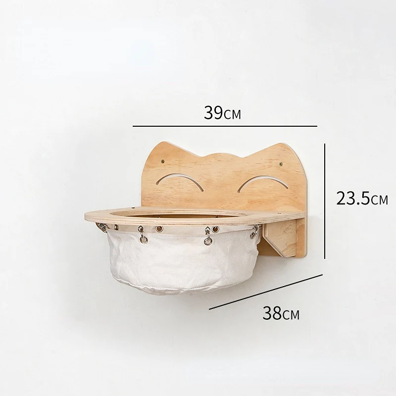 Katzenbaum für Wand, Katze Klettern Regal, Katzentreppe, Vielseitigen Kombinationsmöglichkeiten (1 Stück)