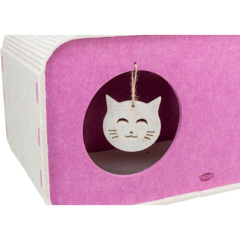 TRIXIE Höhle Merle SOFT Edition - Katzenhöhle für kuschelige Träume