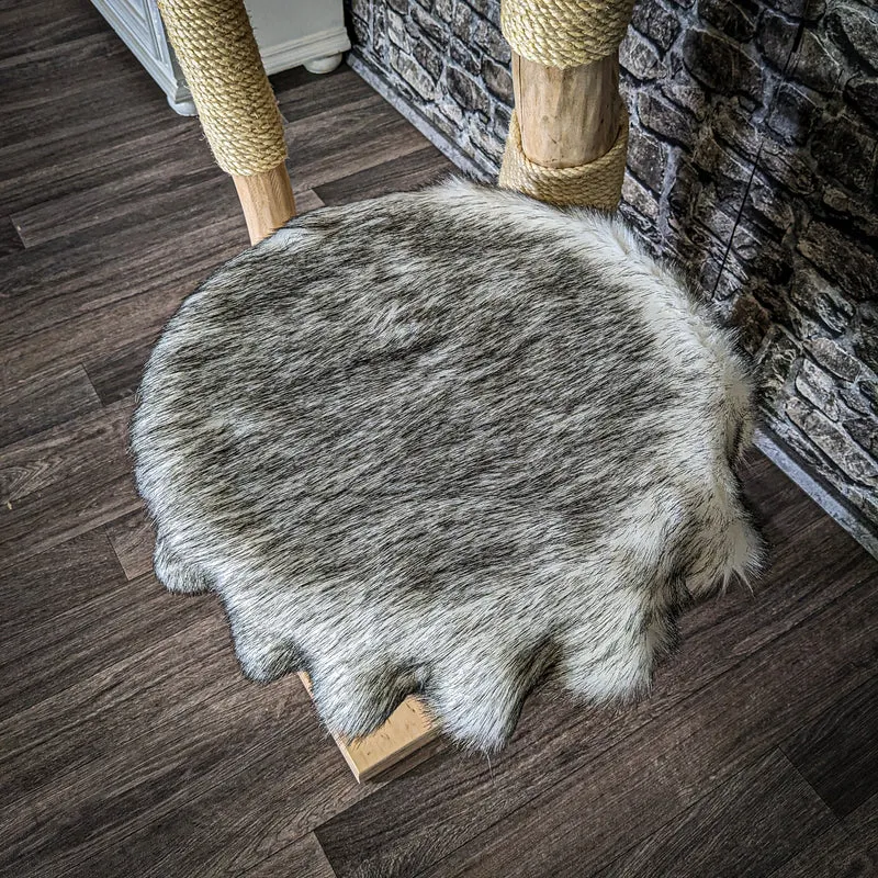 Naturkratzbaum 3731 Kratzbaum Natur Holz Design 185 cm hoch Katzenbaum
