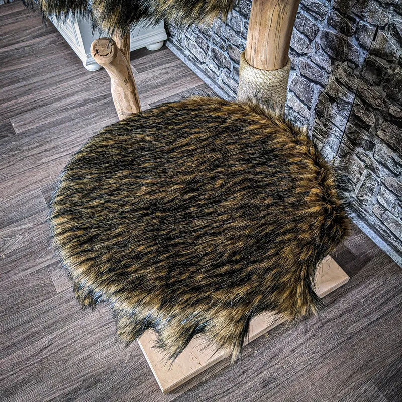 Naturkratzbaum 3727 Kratzbaum Natur Holz Design 145 cm hoch Katzenbaum