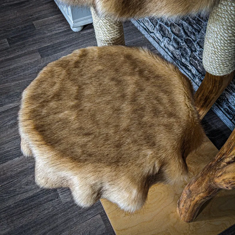 Naturkratzbaum 3721 Kratzbaum Natur Holz Design 145 cm hoch Katzenbaum