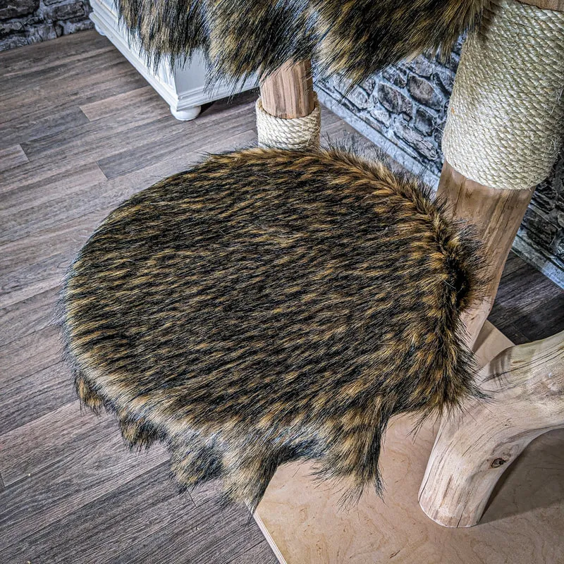 Naturkratzbaum 3717 Kratzbaum Natur Holz Design 158 cm hoch Katzenbaum