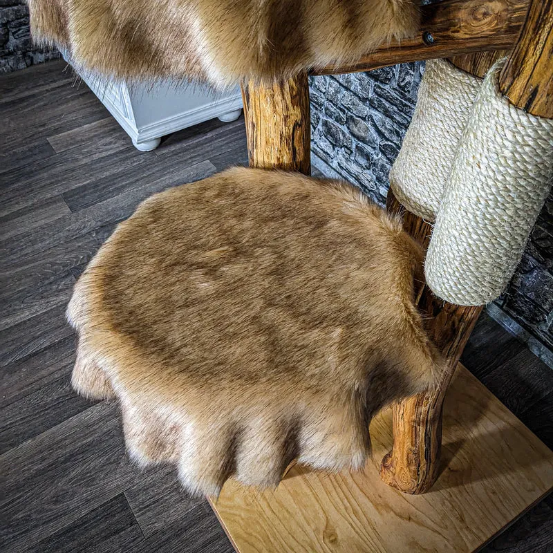 Naturkratzbaum 3716 Kratzbaum Natur Holz Design 150 cm hoch Katzenbaum