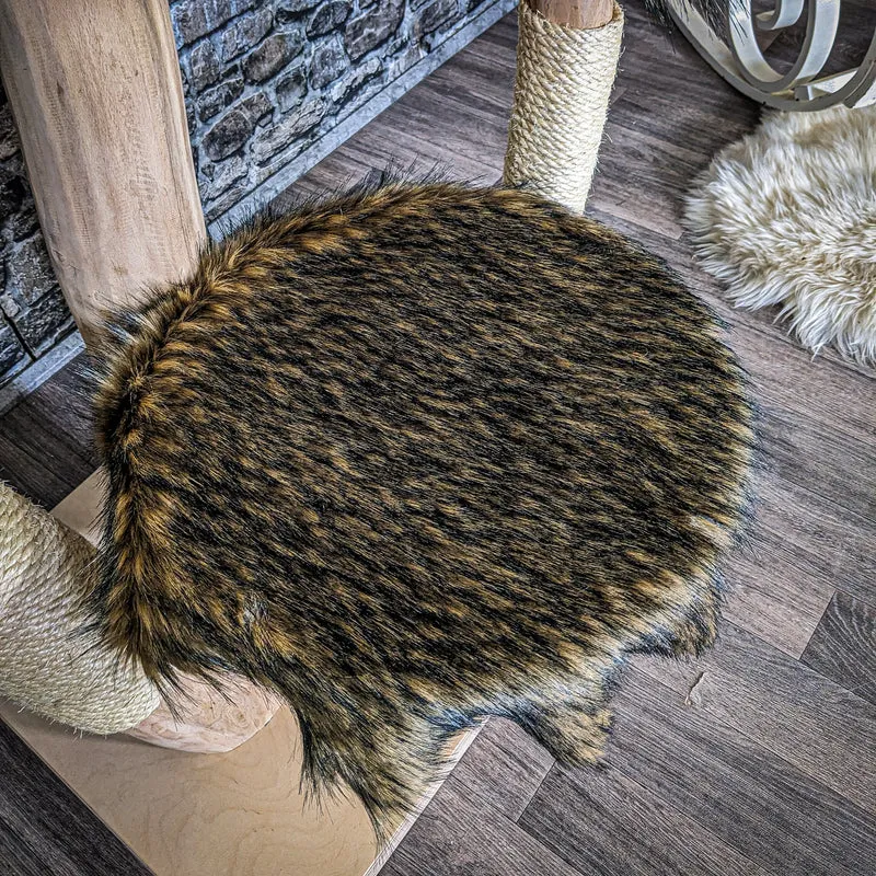 Naturkratzbaum 3710 Kratzbaum Natur Holz Design 235 cm hoch Katzenbaum