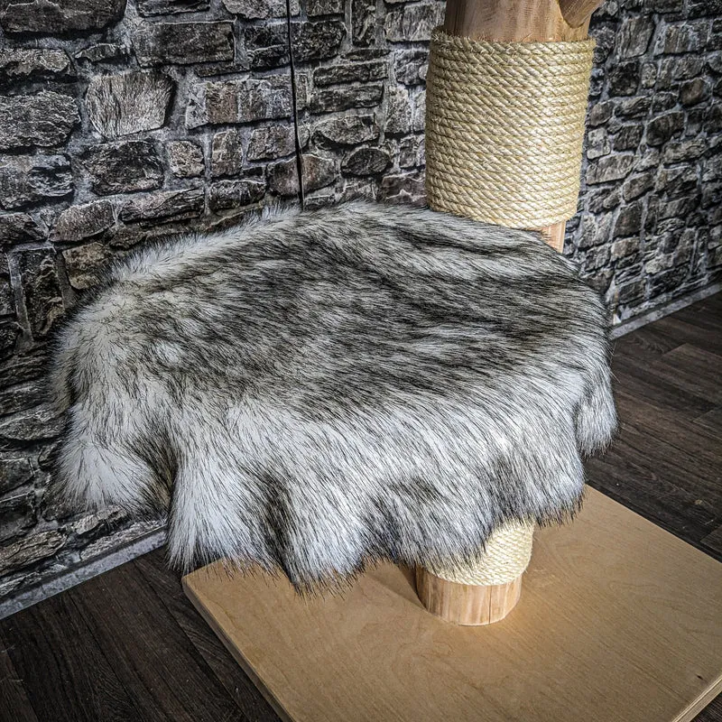 Naturkratzbaum 3689 Kratzbaum Natur Holz Design 185 cm hoch Katzenbaum