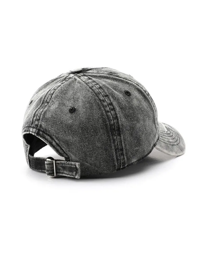 Distressed Washed Peaked Cap