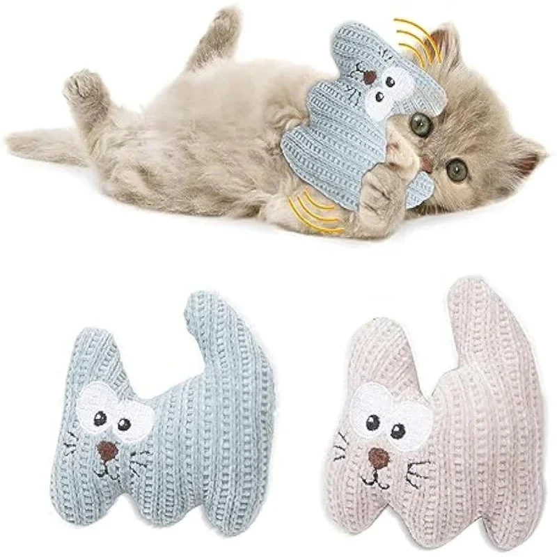 Plush Bite Resistant Teeth Cleaning Catnip Cat Kittens Chew Toys
