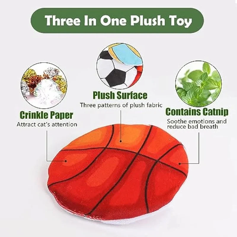 Flying Discs Frisbees Soft Catnip Filled Cat Toys