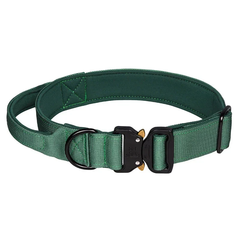 Tactical Collar Nylon Pet Release Buckle Outdoor Dog Collar