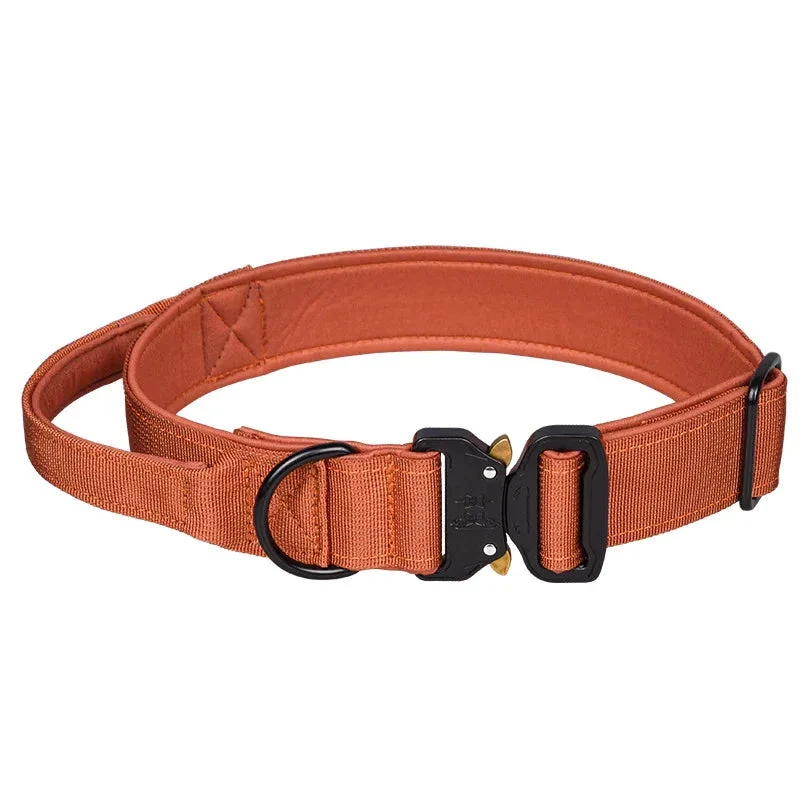 Tactical Collar Nylon Pet Release Buckle Outdoor Dog Collar